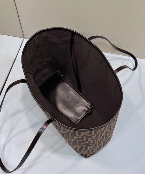 1:1 Replica Fendi Tote Bag Brown For Woman 18.9in/48cm