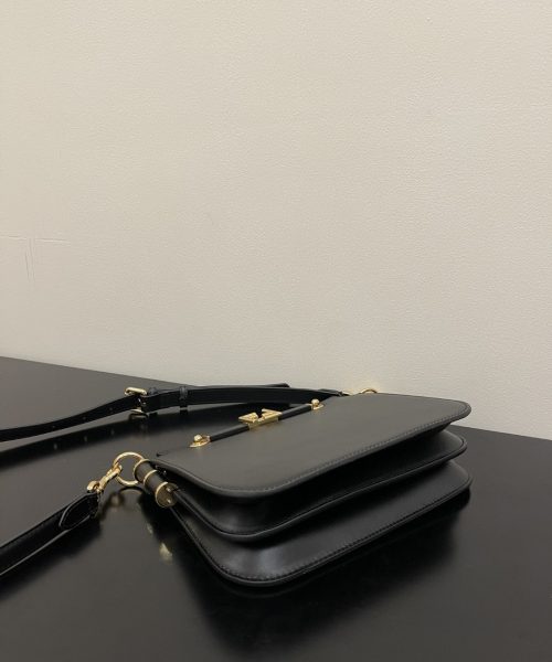1:1 Replica Fendi Touch Black Bag For Woman 19cm/7.5in