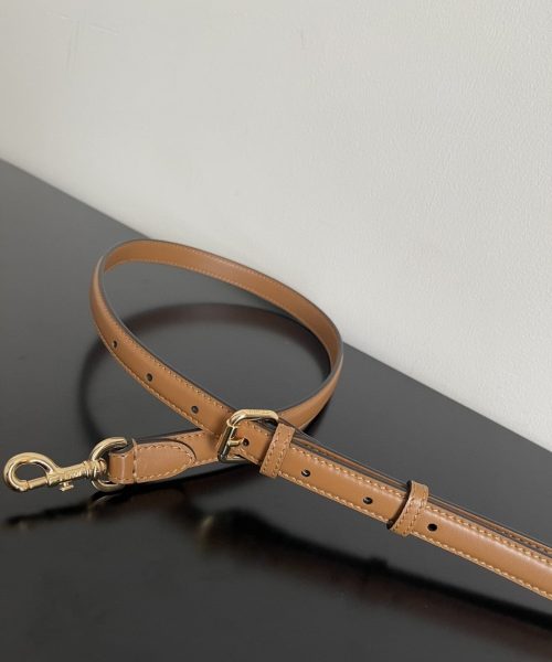 1:1 Replica Fendi Touch Brown Bag For Woman 19cm/7.5in