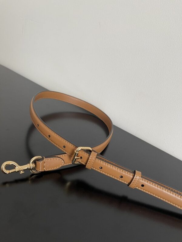 1:1 Replica Fendi Touch Brown Bag For Woman 19cm/7.5in
