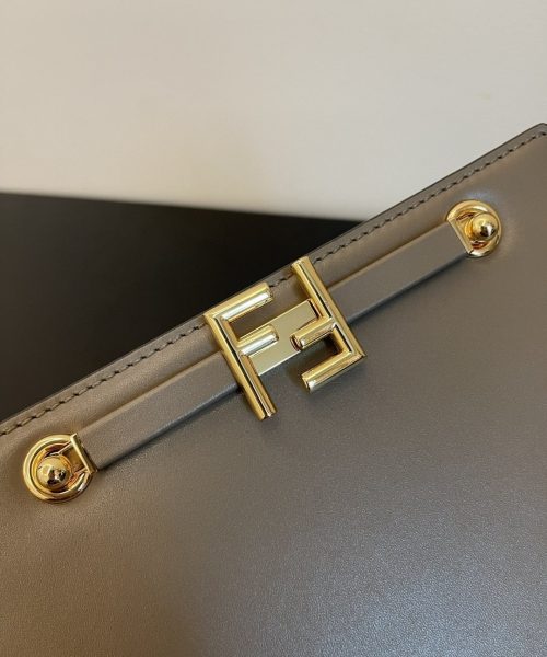 1:1 Replica Fendi Touch Gray Bag For Woman 19cm/7.5in