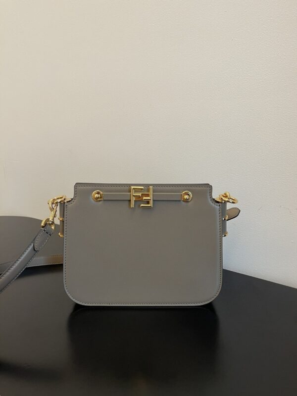 1:1 Replica Fendi Touch Gray Bag For Woman 19cm/7.5in