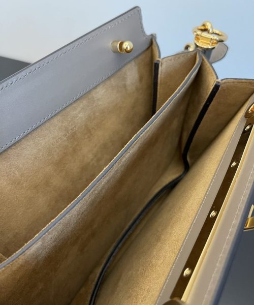 1:1 Replica Fendi Touch Gray Bag For Woman 19cm/7.5in