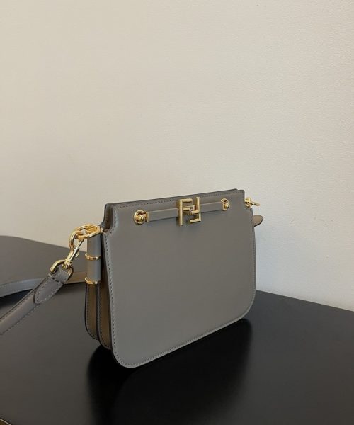 1:1 Replica Fendi Touch Gray Bag For Woman 19cm/7.5in