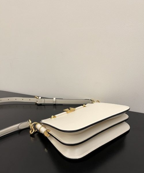 1:1 Replica Fendi Touch White Bag For Woman 19cm/7.5in