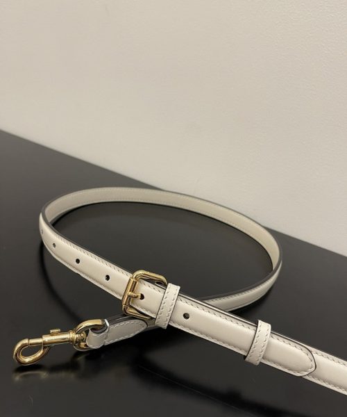 1:1 Replica Fendi Touch White Bag For Woman 19cm/7.5in