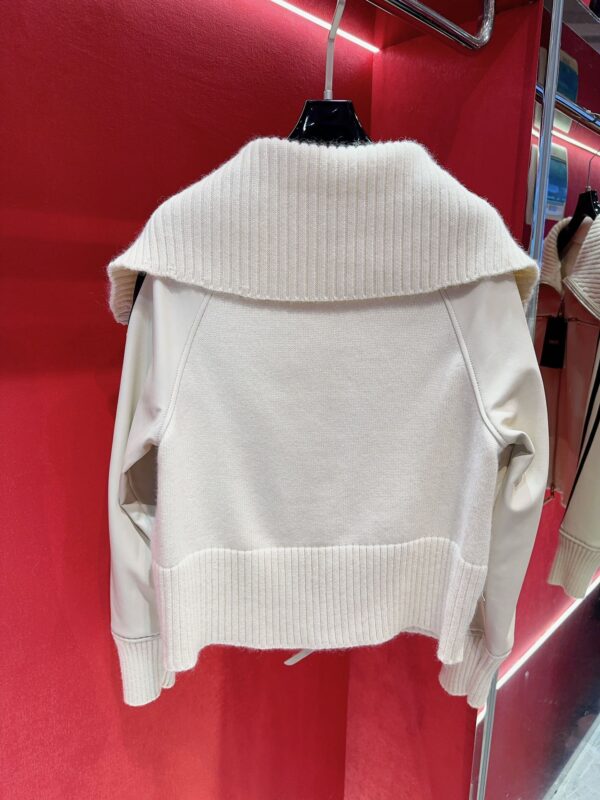 Fendi Turtleneck Jacket White For Women