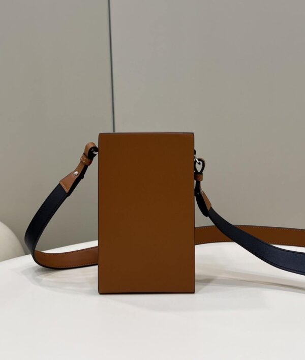 1:1 Replica Fendi Vertical Box Brown RM 6,400 Bag For Woman 17cm/6.5in 7VA519AFB3F1DZ9