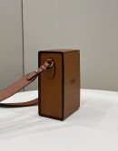 1:1 Replica Fendi Vertical Box Brown RM 6,400 Bag For Woman 17cm/6.5in 7VA519AFB3F1DZ9