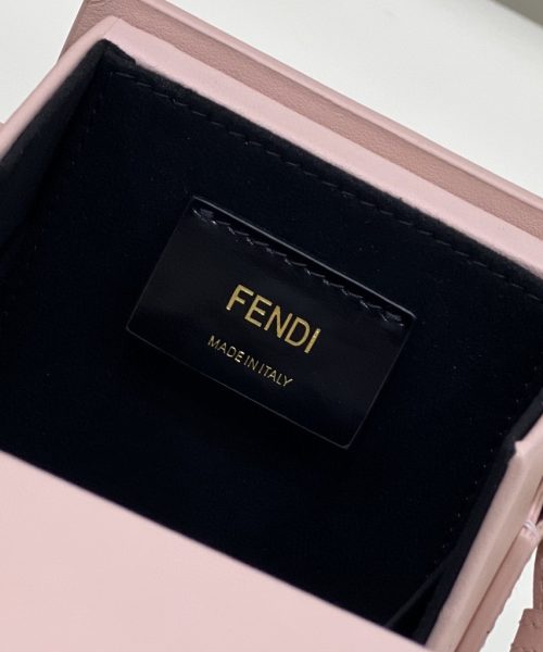 1:1 Replica Fendi Vertical Box Pink RM 6,400 Bag For Woman 17cm/6.5in