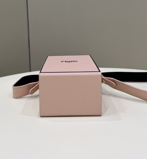 1:1 Replica Fendi Vertical Box Pink RM 6,400 Bag For Woman 17cm/6.5in