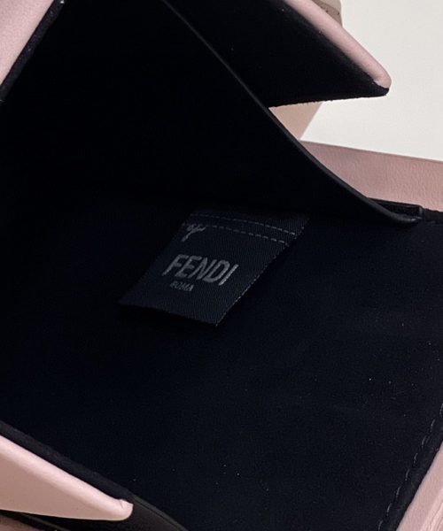 1:1 Replica Fendi Vertical Box Pink RM 6,400 Bag For Woman 17cm/6.5in