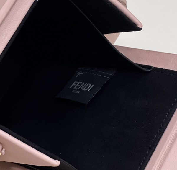 1:1 Replica Fendi Vertical Box Pink RM 6,400 Bag For Woman 17cm/6.5in