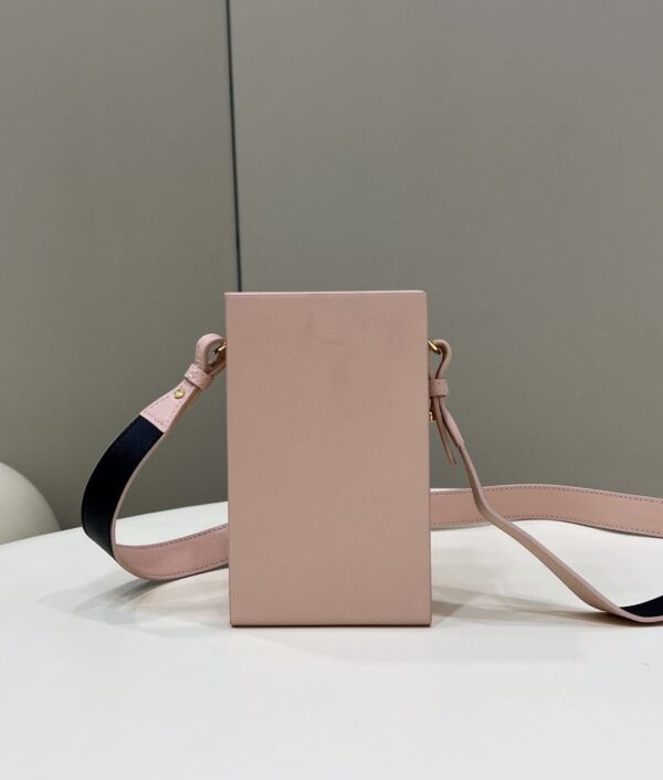 1:1 Replica Fendi Vertical Box Pink RM 6,400 Bag For Woman 17cm/6.5in