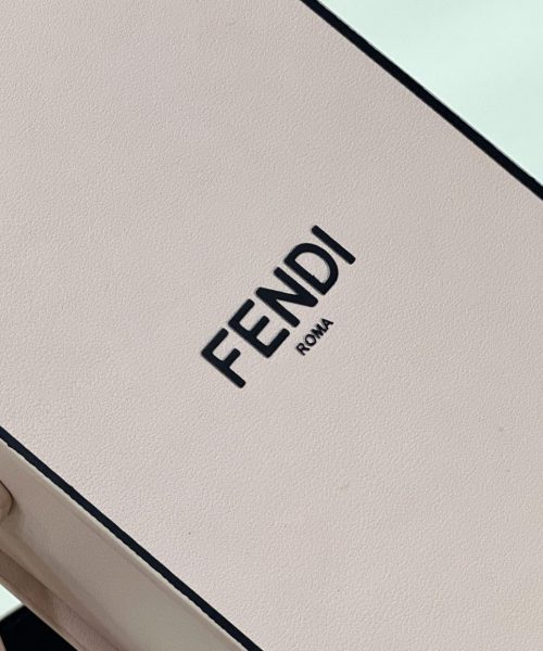 1:1 Replica Fendi Vertical Box Pink RM 6,400 Bag For Woman 17cm/6.5in