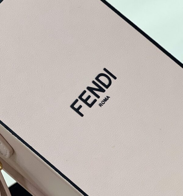 1:1 Replica Fendi Vertical Box Pink RM 6,400 Bag For Woman 17cm/6.5in