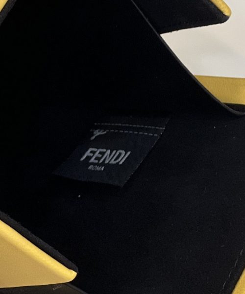 1:1 Replica Fendi Vertical Box Yellow RM 6,400 Bag For Woman 17cm/6.5in 7VA519ADP6F1CIA
