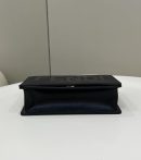 1:1 Replica Fendi Wallet On Chain Mini Black Bag For Woman 13.5cm/5.5in