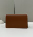 1:1 Replica Fendi Wallet On Chain Mini Brown Bag For Woman 13.5cm/5.5in