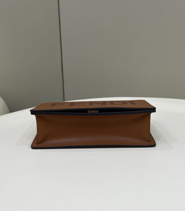 Fendi Wallet On Chain Mini Brown Bag For Woman 13.5cm/5.5in