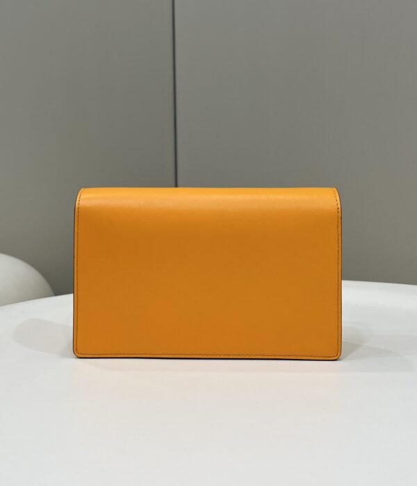 1:1 Replica Fendi Wallet On Chain Mini Orange Bag For Woman 13.5cm/5.5in