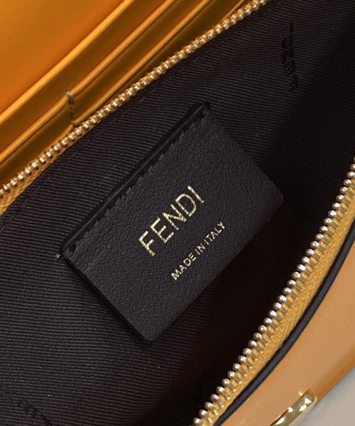 1:1 Replica Fendi Wallet On Chain Mini Orange Bag For Woman 13.5cm/5.5in