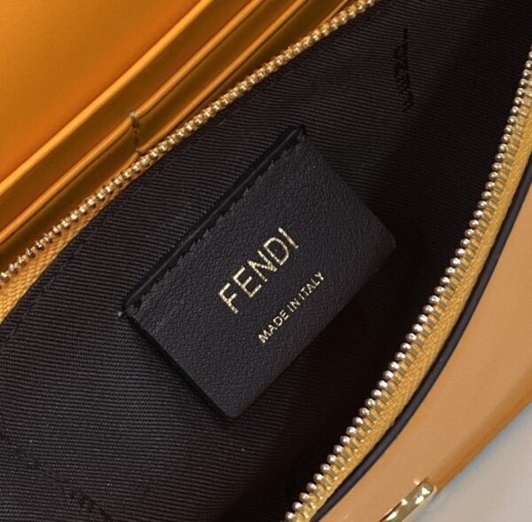 1:1 Replica Fendi Wallet On Chain Mini Orange Bag For Woman 13.5cm/5.5in