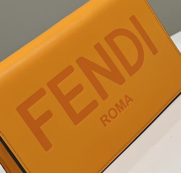 Fendi Wallet On Chain Mini Orange Bag For Woman 13.5cm/5.5in