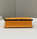 1:1 Replica Fendi Wallet On Chain Mini Orange Bag For Woman 13.5cm/5.5in