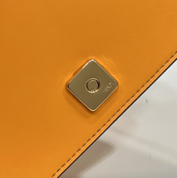 1:1 Replica Fendi Wallet On Chain Mini Orange Bag For Woman 13.5cm/5.5in