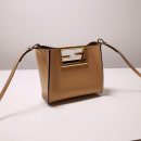1:1 Replica Fendi Way Beige Black Bag For Woman 20cm/8in