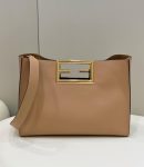1:1 Replica Fendi Way Large Beige Bag For Woman 40cm/15.7in