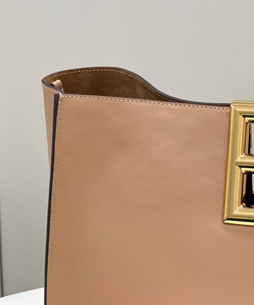 1:1 Replica Fendi Way Large Beige Bag For Woman 40cm/15.7in