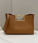 1:1 Replica Fendi Way Large Brown Bag For Woman 40cm/15.7in