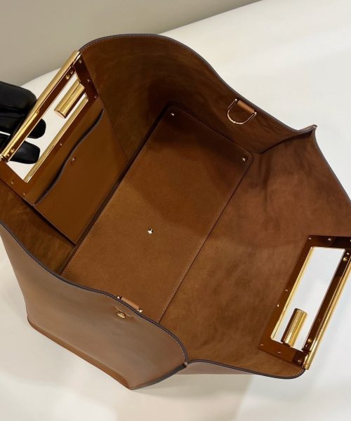 1:1 Replica Fendi Way Large Brown Bag For Woman 40cm/15.7in