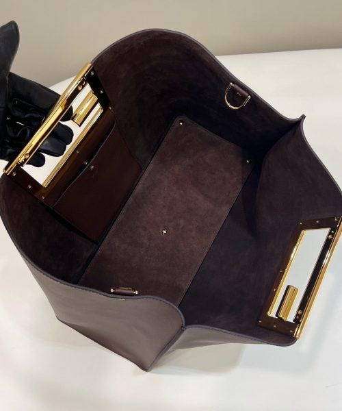 1:1 Replica Fendi Way Large Dark Grey Bag For Woman 40cm/15.7in