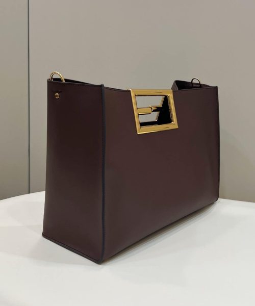 1:1 Replica Fendi Way Large Dark Grey Bag For Woman 40cm/15.7in