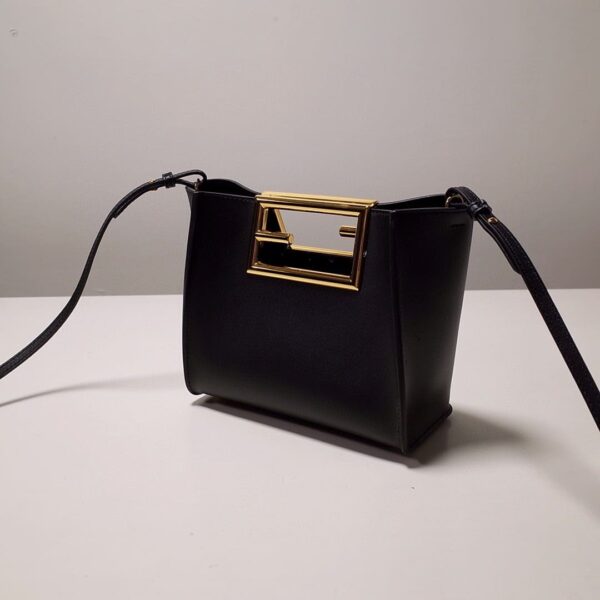 1:1 Replica Fendi Way Small Black Bag For Woman 20cm/8in 8BS054AAIWF0KUR
