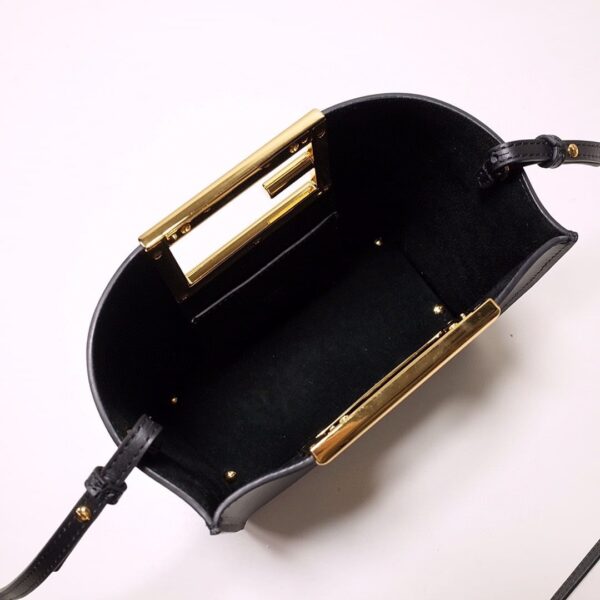 1:1 Replica Fendi Way Small Black Bag For Woman 20cm/8in 8BS054AAIWF0KUR