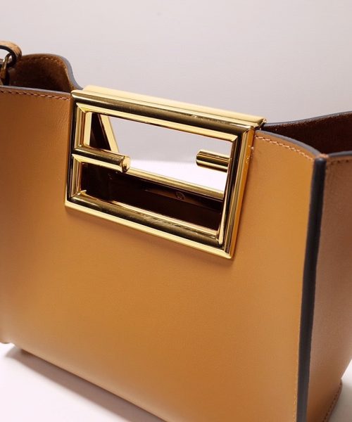 1:1 Replica Fendi Way Small Brown Bag For Woman 20cm/8in