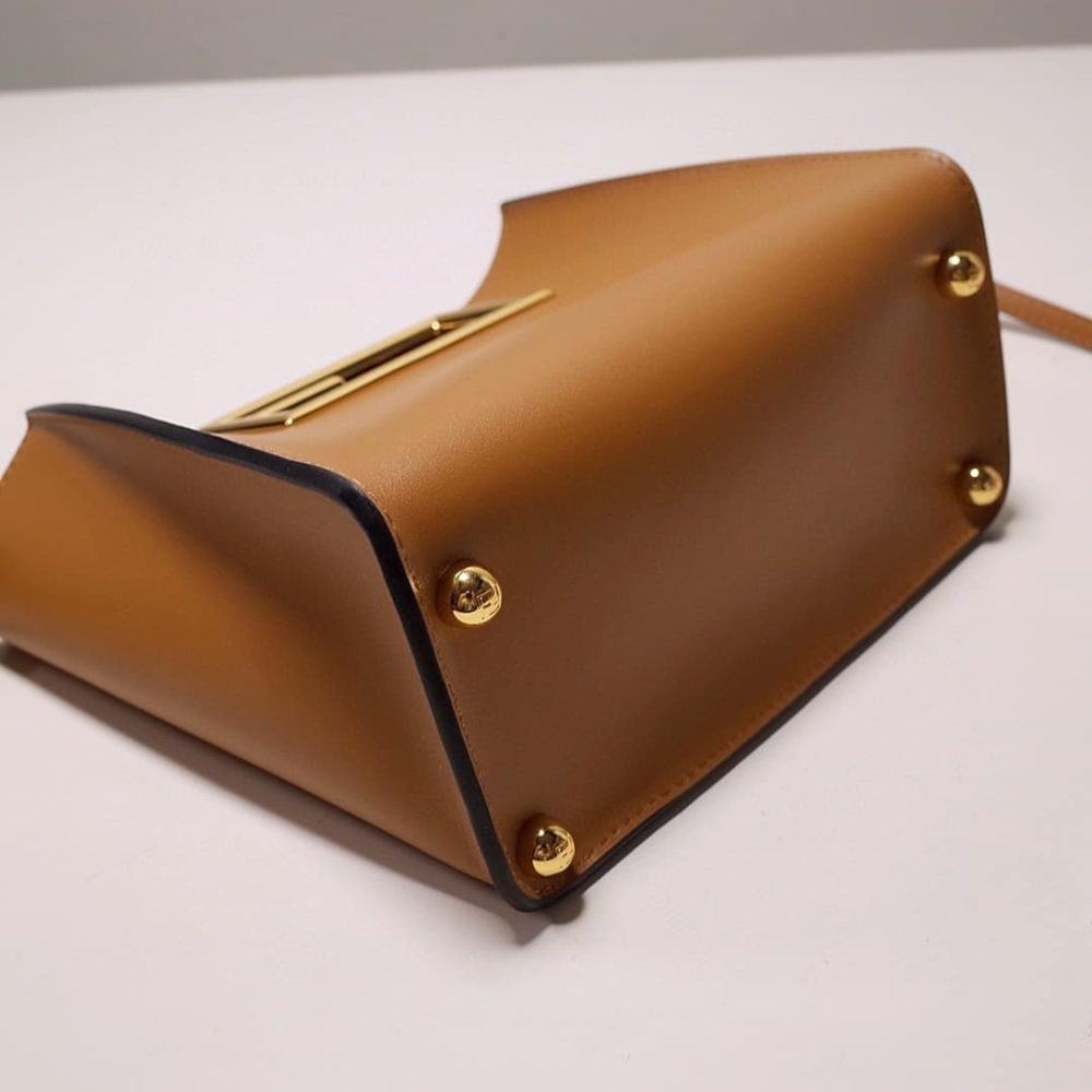 1:1 Replica Fendi Way Small Brown Bag For Woman 20cm/8in - Image 7