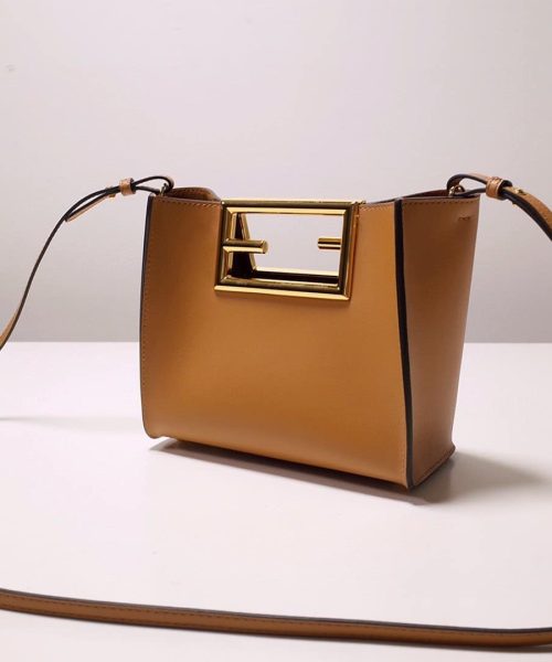 1:1 Replica Fendi Way Small Brown Bag For Woman 20cm/8in