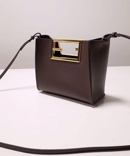 1:1 Replica Fendi Way Small Dark Grey Bag For Woman 20cm/8in