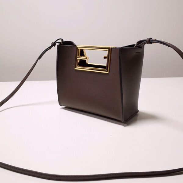 1:1 Replica Fendi Way Small Dark Grey Bag For Woman 20cm/8in