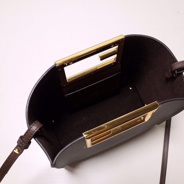1:1 Replica Fendi Way Small Dark Grey Bag For Woman 20cm/8in