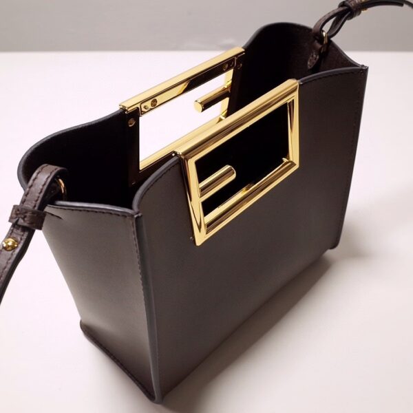1:1 Replica Fendi Way Small Dark Grey Bag For Woman 20cm/8in
