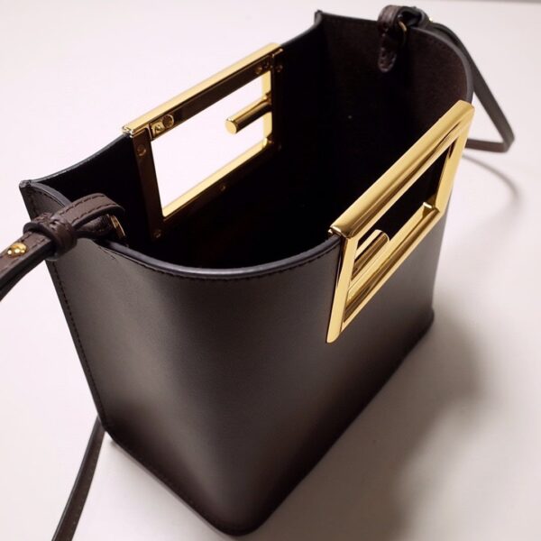 1:1 Replica Fendi Way Small Dark Grey Bag For Woman 20cm/8in