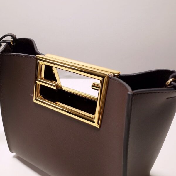 1:1 Replica Fendi Way Small Dark Grey Bag For Woman 20cm/8in
