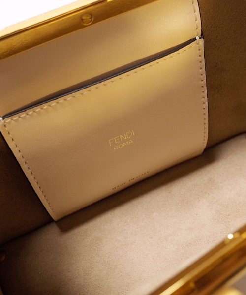 1:1 Replica Fendi Way Small White Bag For Woman 20cm/8in