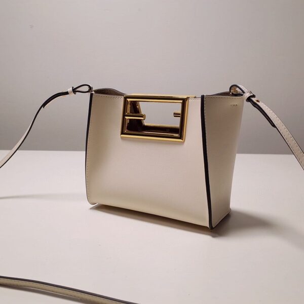 1:1 Replica Fendi Way Small White Bag For Woman 20cm/8in